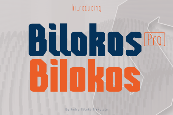 Bilokos Pro: The Futuristic Display Typeface for Bold Design