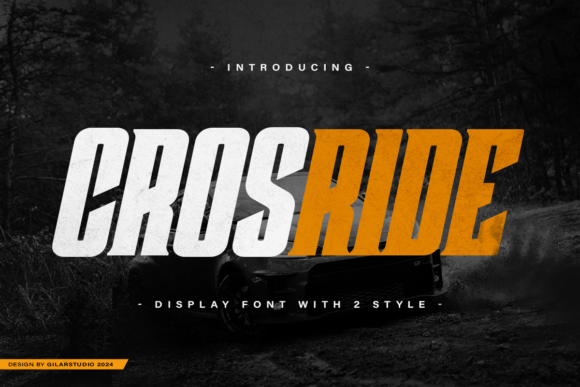 Crosride: The Bold Display Font for High-Speed Design