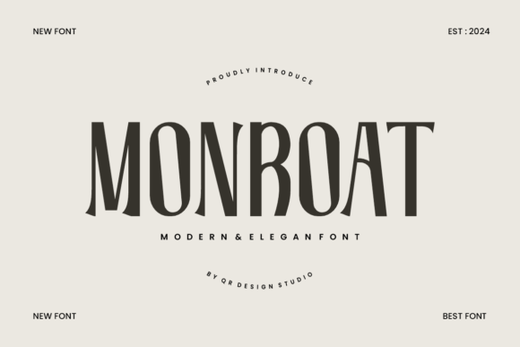Discover Monroat: A Modern Display Typeface