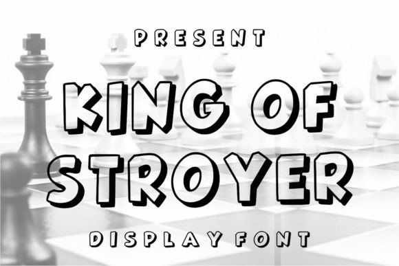 Discover the King of Stroyer Display Font