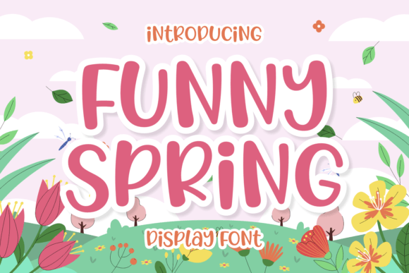 Funny Spring: A Playful Display Font for Creative Projects