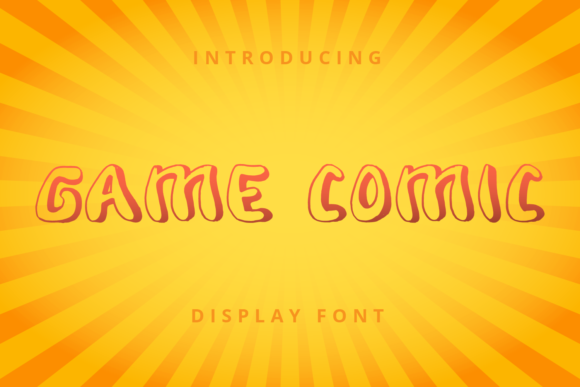 Game Comic: The Playful Font for Fun Designs
