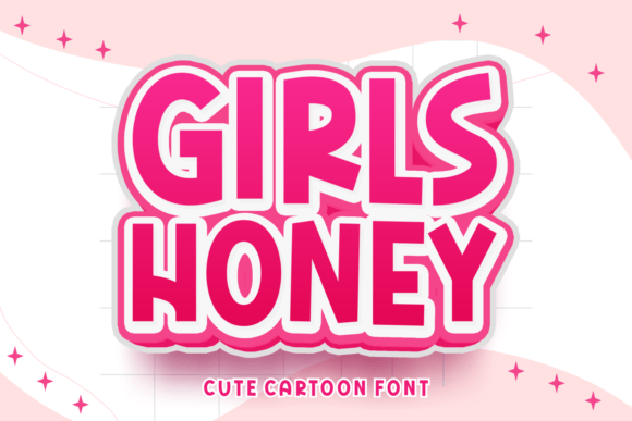 Girls Honey: A Playful Display Font for Creative Projects