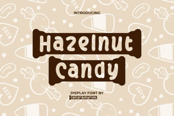 Hazelnut Candy: A Sweet Display Font for Creative Projects