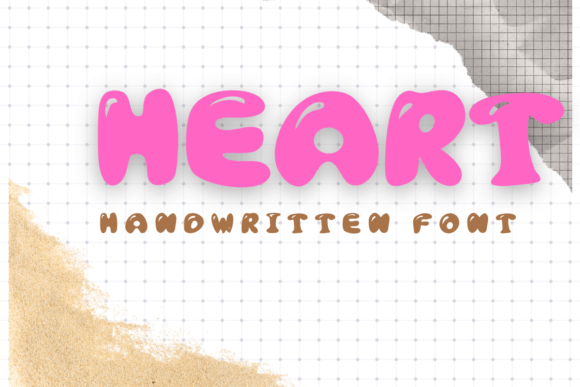 Heart: The Charming Display Font for Creative Designs