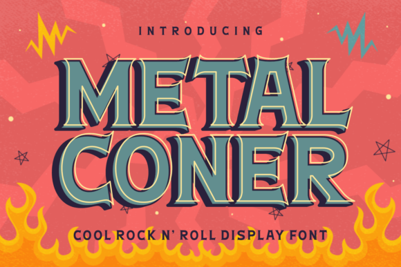 Metal Coner: A Bold Font for Edgy Designs