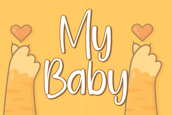 Mybaby: A Quirky and Chic Display Typeface