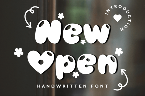 New Open: The Joyful Display Font for Creative Projects