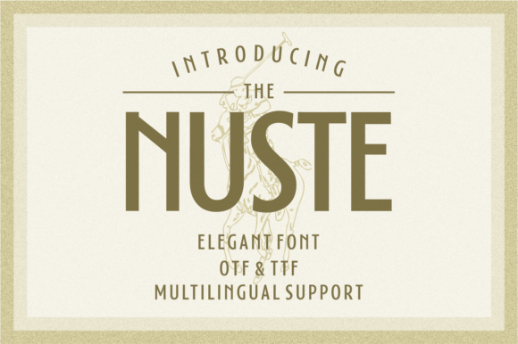 Nuste: A Bold Display Font for Impactful Design