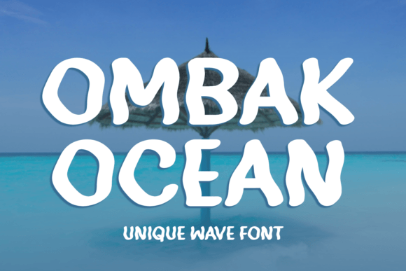 Ombak Ocean: A Wave-Inspired Display Typeface