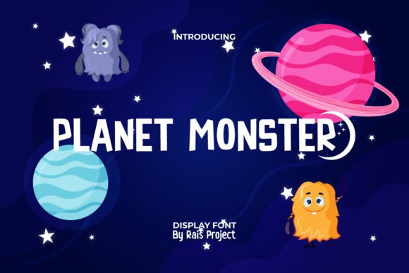 Planet Monster: A Playful Font for Bold Designs