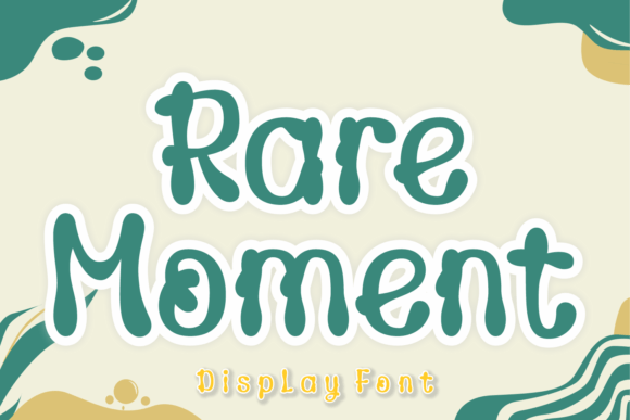 Rare Moment: A Quirky Display Font for Creative Projects
