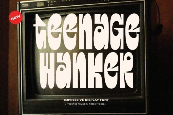 Teenage Wanker: A Retro-Modern Display Serif